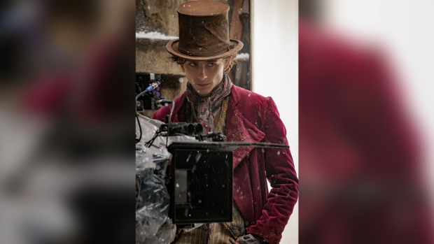 Timothee Chalamet shares first pictures of his Willy Wonka transformation