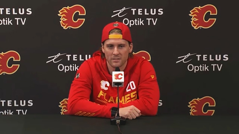 Blake Coleman, who won back-to-back Stanley Cups with Tampa, gave the Flames a pep talk between second and third periods Wednesday night. The Flames scored three third period goals to defeat Dallas and find themselves one game from advancing in the 2022 NHL playoffs.