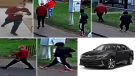 Kingston police want to trace the movements of the two men pictured, who were shot on Oct. 16, 2021. Both men have died. A black 2016 Kia Optima, an example of which is pictured, is also part of the investigation. (Photos submitted by Kingston police)