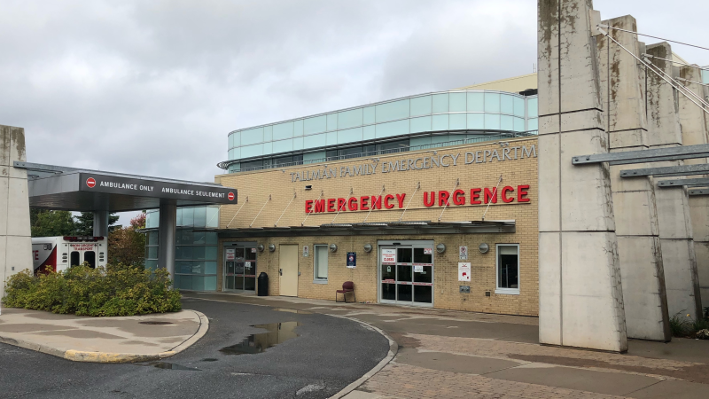 The emergency department at the Kemptville hospital. (Nate Vandermeer/CTV News Ottawa)