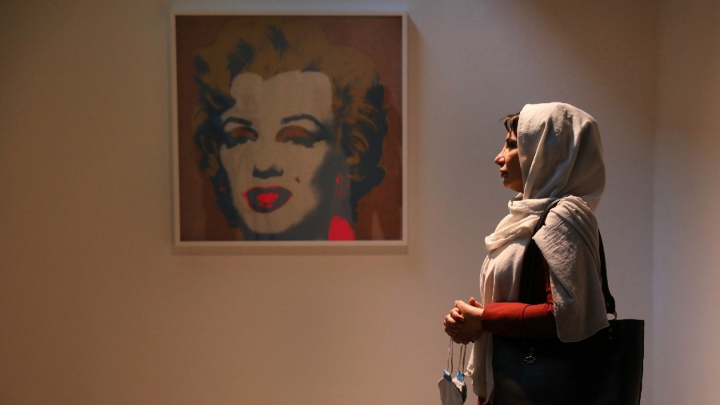Warhol art at Tehran Museum of Contemporary Art