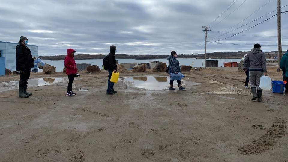 Iqaluit water lineup