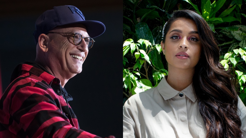 Howie Mandel and Lilly Singh