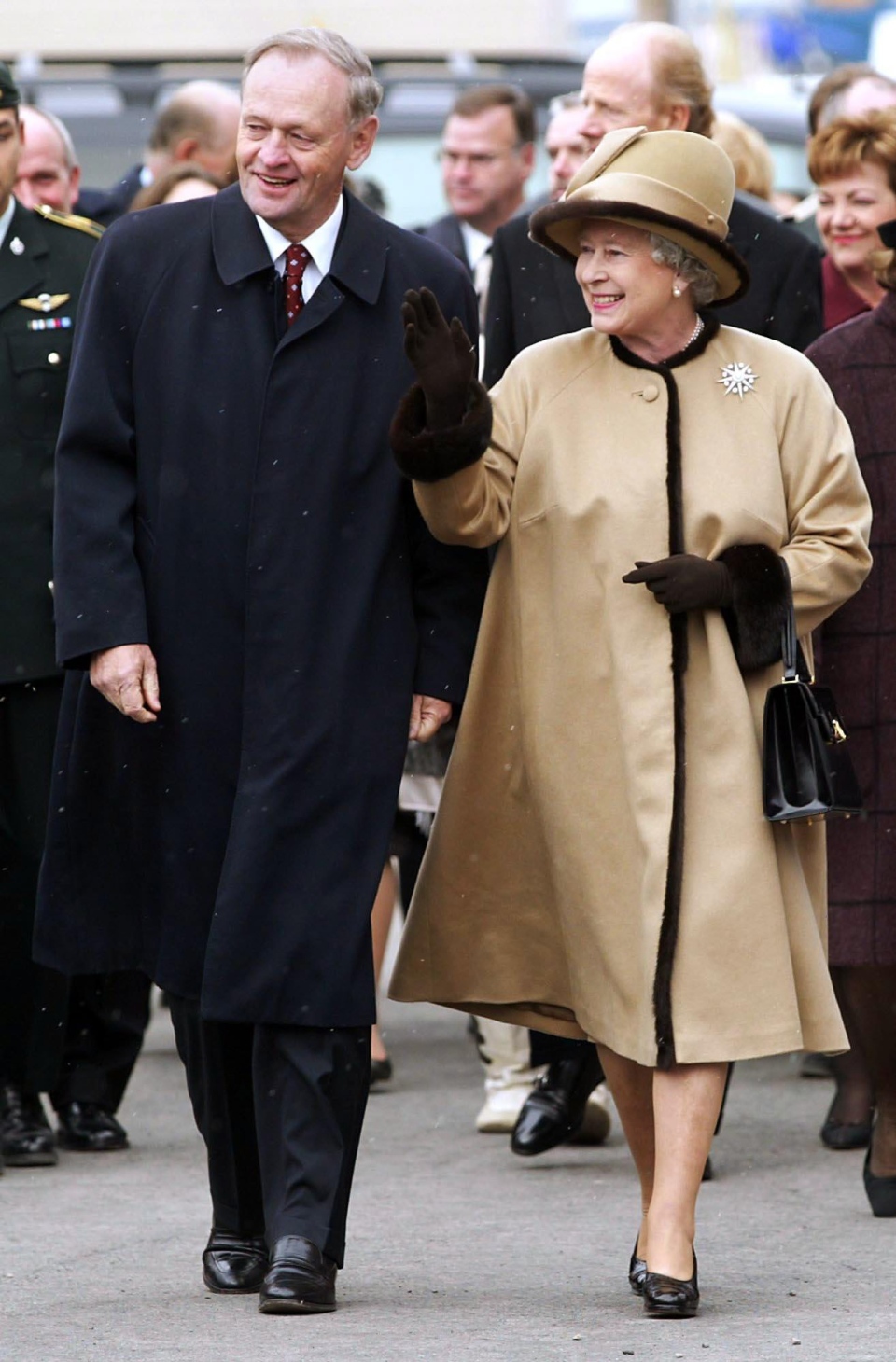 Queen Elizabeth and Jean Chretien