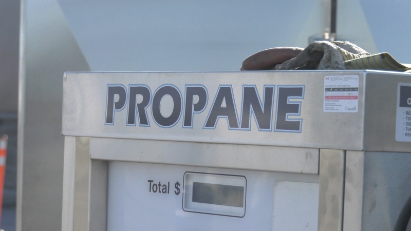 Residents in Ottawa and eastern Ontario are being warned to expect to pay more for propane this fall and winter. (Dylan Dyson/CTV News Ottawa)