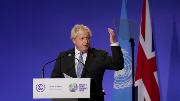 U.K.'s Johnson warns world leaders as climate summit begins