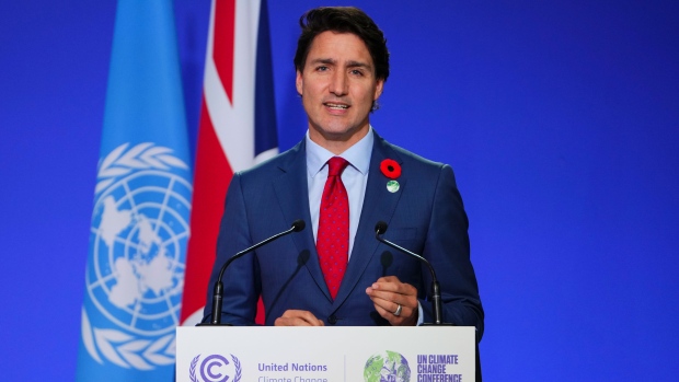Trudeau moves on pledge to cap oil and gas emissions as COP26 talks begin in Scotland
