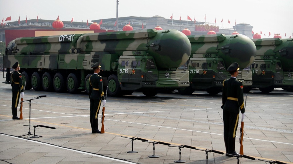 Chinese military vehicles