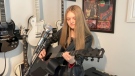Sierra Levesque, 16, of Pembroke is ready to be the Ottawa Valley's next music star. (Dylan Dyson/CTV News Ottawa)