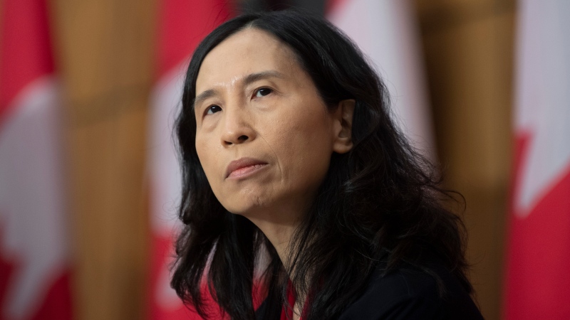 FILE - Chief Public Health Officer Theresa Tam listens to a question during a news conference Tuesday December 1, 2020 in Ottawa. THE CANADIAN PRESS/Adrian Wyld 