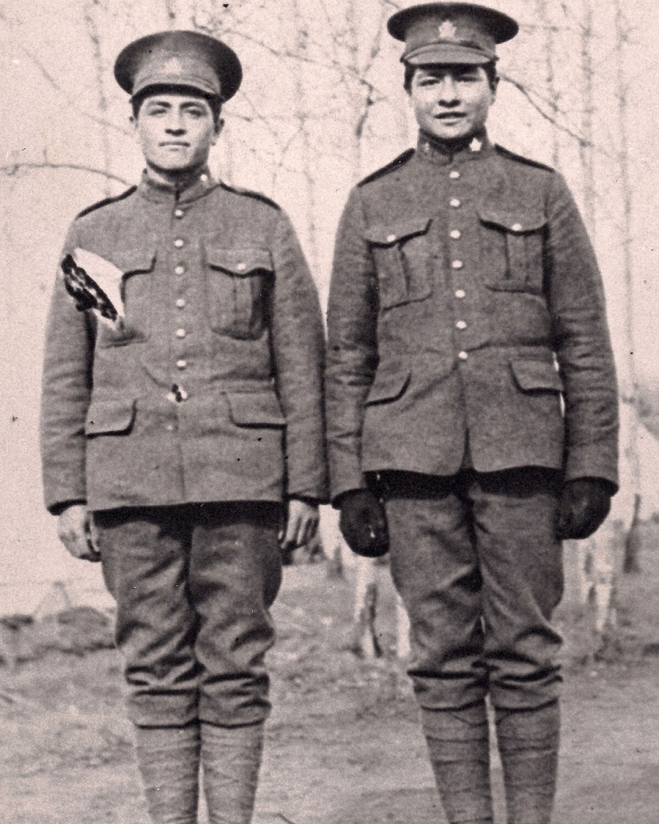 Privates Peter and Augustin Belanger