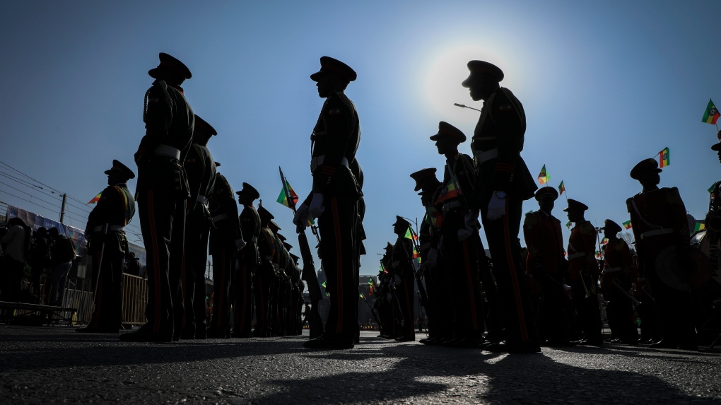 Ethiopian military parade