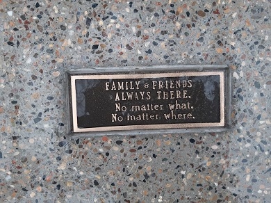 Memorial plaque houston