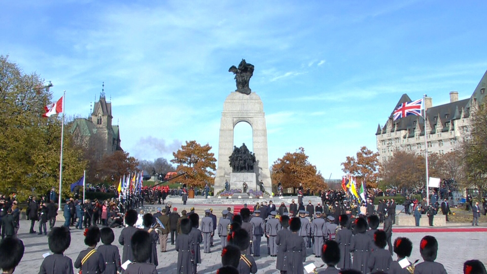 Remembrance Day observed in Ottawa, Nov. 11, 2021.