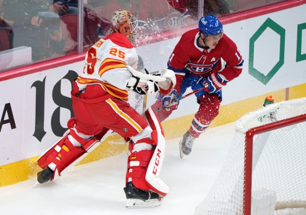 Suzuki memecahkan kebuntuan periode ketiga saat Canadiens mengalahkan Flames 4-2