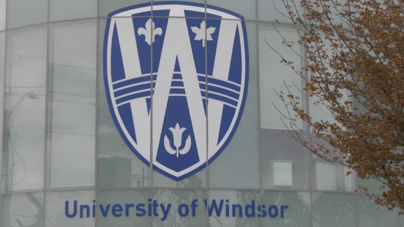 University of Windsor in Windsor, Ont. on Monday, Nov. 15, 2021. (Angelo Aversa/CTV Windsor)