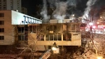 Fire broke out at the former Dwayne's Home on 100 Avenue and 102 Street just before 3:30 a.m. on Nov. 17, 2021. 