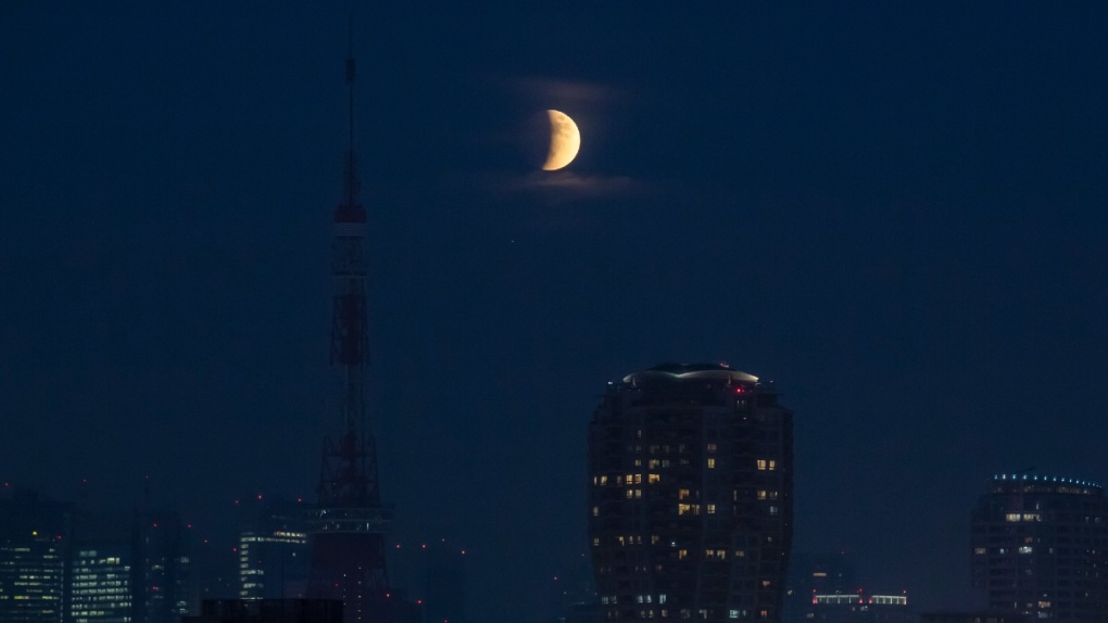 Lunar Eclipse Tokyo