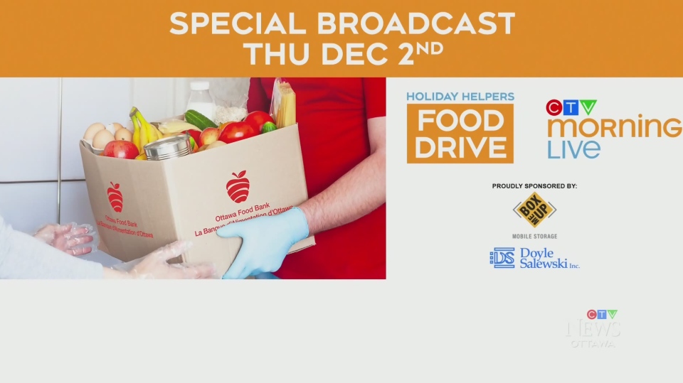CTV Morning Live’s Holiday Helpers Food Drive