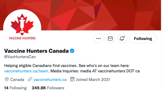 Pemburu Vaksin Kanada mengucapkan selamat tinggal untuk kedua kalinya