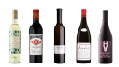 Ava Grace Winery Sauvignon Blanc 2016, Inglenook Rubicon 2017, Ferox Winery Rosé 2017, Wagner Family of Wine Sea Sun Pinot Noir 2019, Longshot Pinot Noir 2019
