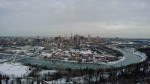 Edmonton River Valley and skyline. (CTV News Edmonton)