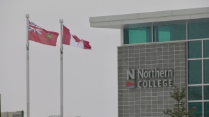 Northern College officials call the report a 'flare', signalling that something needs to be done to address issues such as population decline; an employee shortage in the skilled trades and a rising unemployment rate. Nov.25/21 (Lydia Chubak/CTV News Northern Ontario)