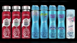 Health Canada is recalling nearly 1.5-million Old Spice and Secret products.