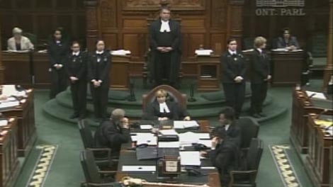 Progressive Conservative MPPs Randy Hillier and Bill Murdoch staged a two-day sit-in at the Ontario legislature to protest a lack of public hearings on the HST.