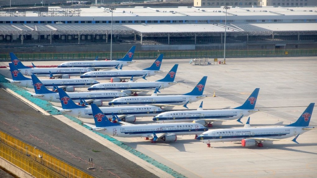 China Southern Airlines Boeing 737 Max airplanes