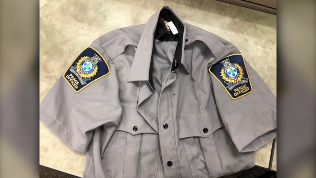 peace officer's uniform, recovered, jewelry, theft