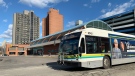 Transit Windsor bus in Windsor, Ont. on Thursday, Dec. 2, 2021. (Chris Campbell/CTV Windsor)