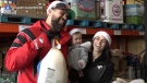 Former Stampeder defensive line coach Corey Mace left to become the defensive coordinator for the Argos, but the Stamps are continuing a turkey drive Saturday to provide holiday meals for the Airdrie Food Bank that Mace started while he was a Stampeder player