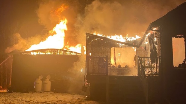 Snake Island Road home destroyed by fire