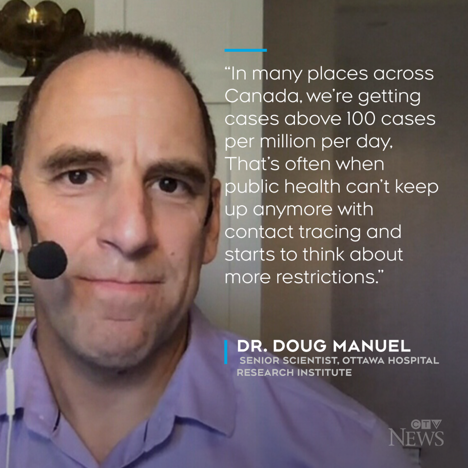 Dr. Doug Manuel on restrictions amid case surge