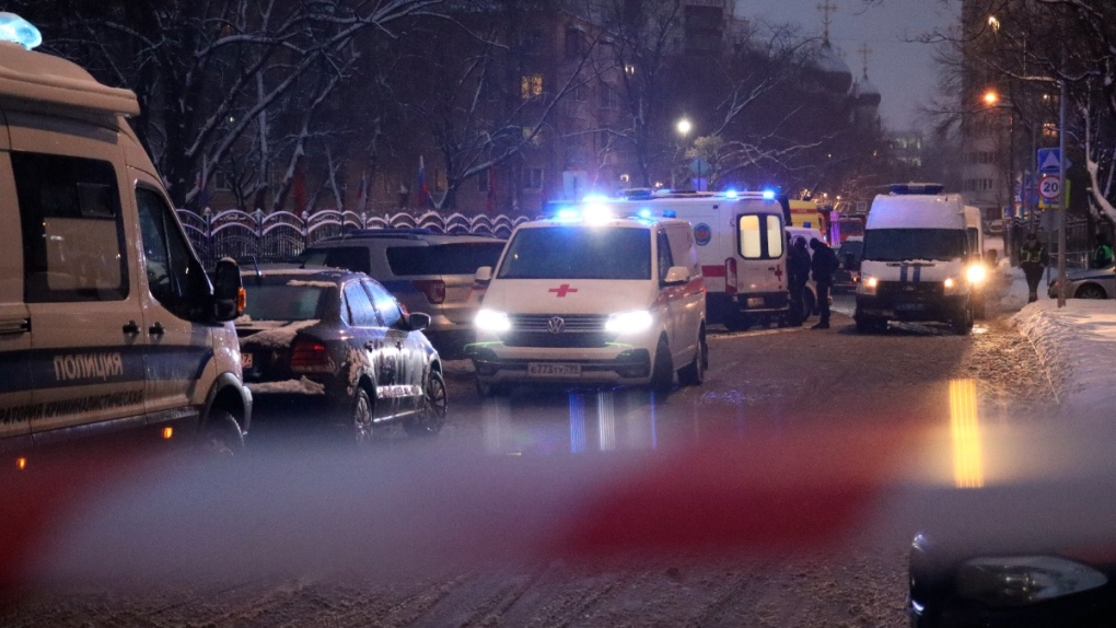 First responders in Moscow, Russia