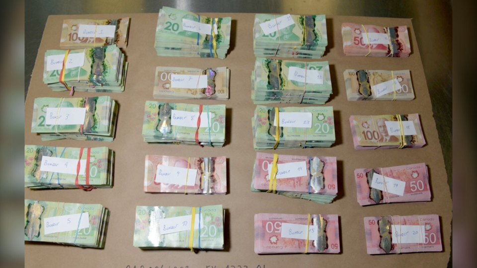 Cash seized Calgary