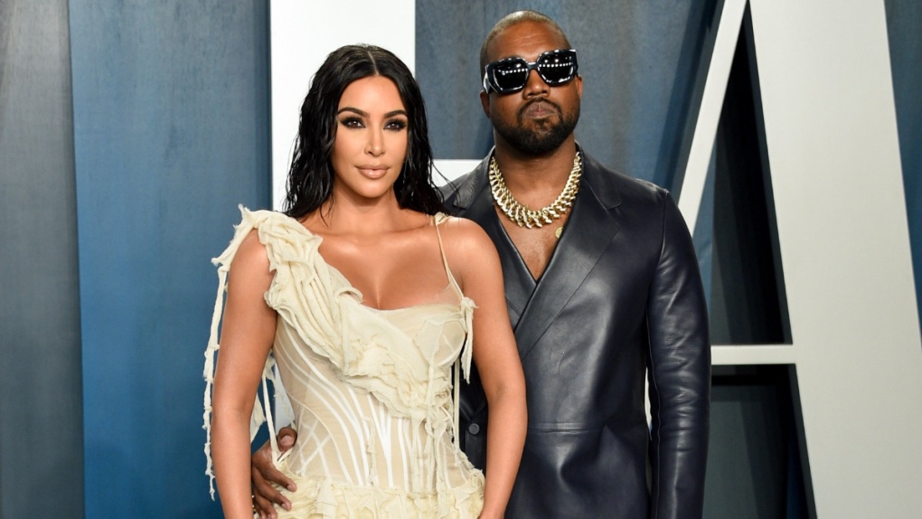 Kim Kardashian West and Kanye in 2020
