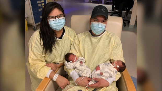 Petrina McArthur welcomed her third set of twins on Nov. 29, 2021. (Courtesy: Petrina McArthur)