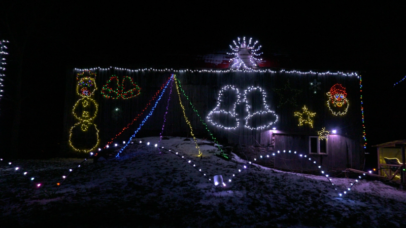 Clow's Christmas Trail in Brockville, Ont. (Nate Vandermeer/CTV News Ottawa)