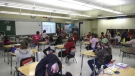 Lethbridge classroom, Dec. 14, 2021