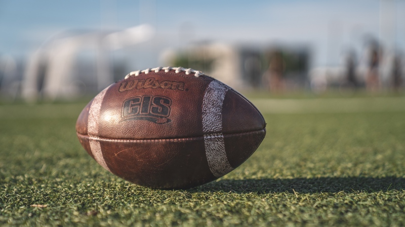 Undated photo of a football. (Photo by Jean-Daniel Francoeur from Pexels)