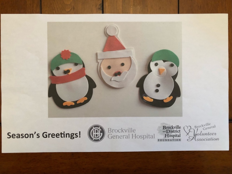The Brockville General Hospital invited children to submit pieces of artwork to lift spirits at the hospital during the holiday season.  (Nate Vandermeer/CTV News Ottawa) 