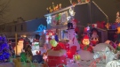 The Albertini family decorates their Orléans home for the holidays every year in support of CHEO. (Shaun Vardon/CTV News Ottawa)