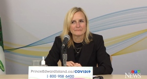 Dr. Heather Morrison, P.E.I.’s chief public health officer, provides a COVID-19 update on Dec. 17, 2021.