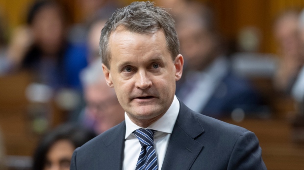 Labour Minister Seamus O'Regan says he has tested positive for COVID-19