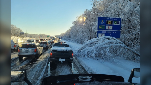Camionista di Ottawa bloccato per più di 12 ore sulla Virginia Highway