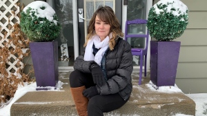 Marie Agioritis' son is one of the nearly 1,500 people believed to have died of an overdose in Saskatchewan in the last six years. (Nicole Di Donato/CTV Saskatoon)