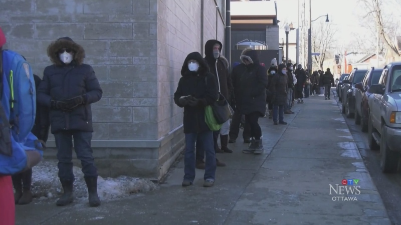 Cold day: brisk demand for rapid test kits
