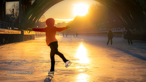 First day of skating on the Rideau Canal Skateway for the 2022 season. (Donna Keough/CTV Viewer)